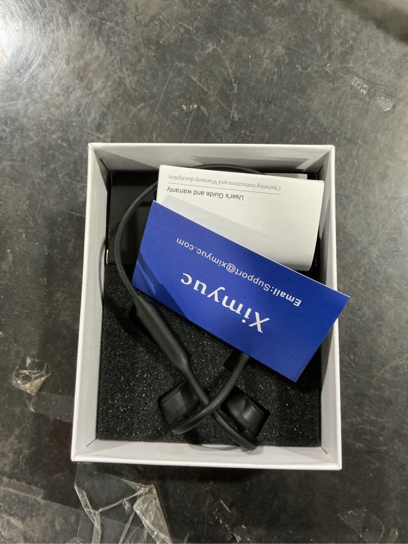 Condition photo showing Good Condition for bone conduction headphones lightweight open ear headphones sport headphone with built-in mic extra comfort ipx5 waterproof headset for running,cycling,driving