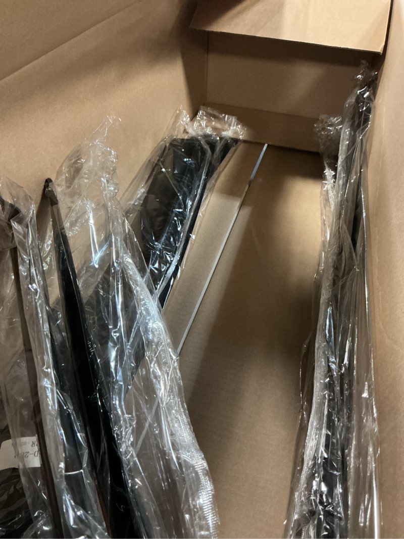 Condition photo showing As Is for window visors rain guards for 2018-2024 toyota camry, out-channel window vent wind deflectors visors shades for camry 18-24