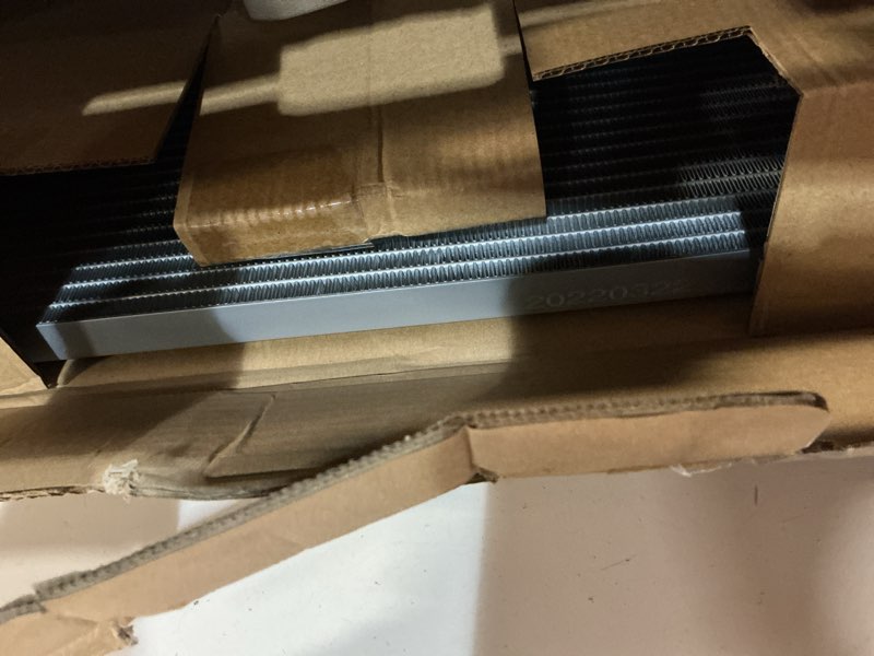 Condition photo showing Good Condition for tyc 3747 condenser assembly compatible with 2008-2019 mitsubishi lancer
