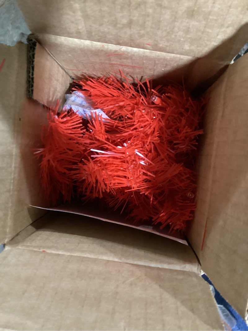 Condition photo showing Good Condition for Nearly Natural 3ft. Red Artificial Christmas Tree with 50 LED Lights and 118 Bendable Branches