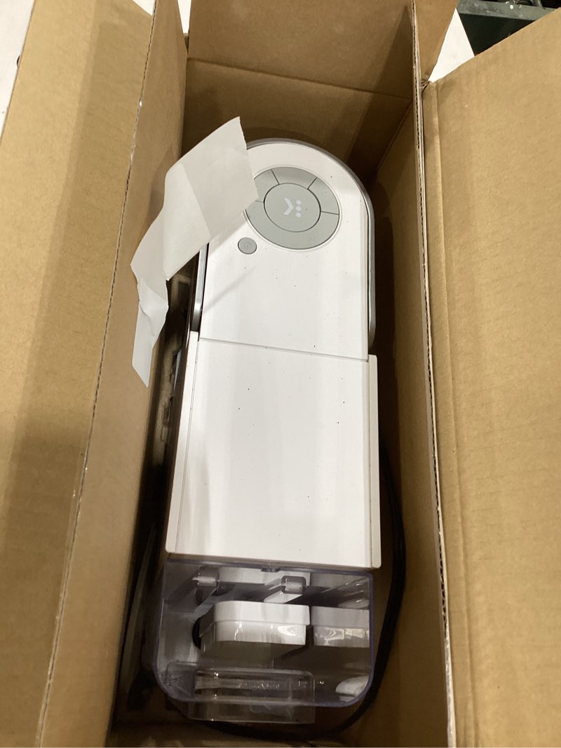 Condition photo showing As Is for keurig k-slim single serve k-cup pod coffee maker, multistream technology, 3 brew sizes, slim and sleek design, 46oz removable reservoir, white