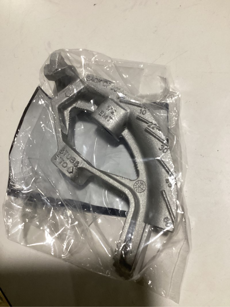 Condition photo showing Good Condition for Fuzbaxy 1/2-inch EMT Conduit Pipe,Conduit Hand Bender Tool for 1/2 in. EMT Pipes,Bender Head Aluminum