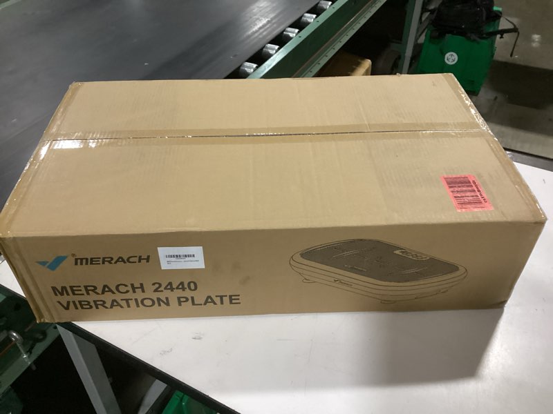 Condition photo showing New/Like New for merach vibration plate exercise machine, vibration plate 440 lbs capacity, bluetooth and silicone pedal, stimulate deep fat, vibration plate for lymphatic drainage, vibrating for weight loss black