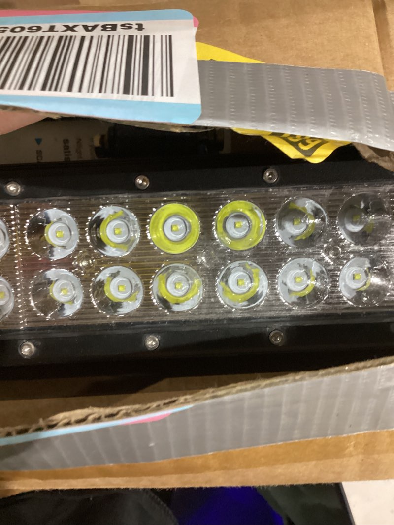 Condition photo showing As Is for Nilight 60004C-A 17" 108W LED Light Bar, Spot Flood Combo Beam, IP67 Waterproof, Adjustable Mounting Bracket