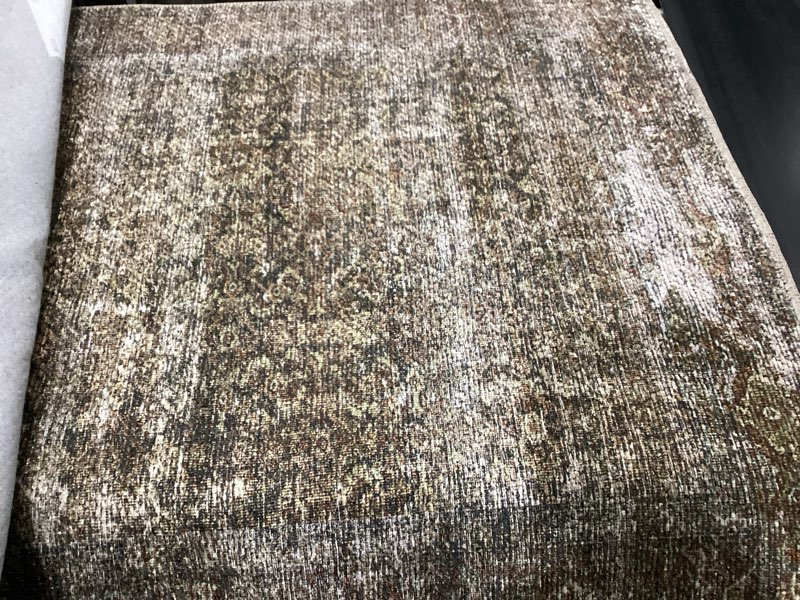 Condition photo showing Good Condition for Loloi Amber Lewis Alie Collection ALE-03 Taupe/Dove 2'-7'' x 10'-0'', .13'' Pile Height, Runner Rug Taupe / Dove 2' x 10' (Rectangular)