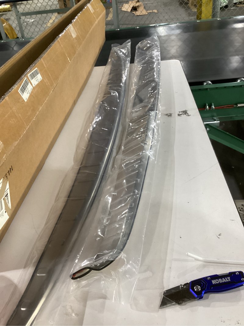 Condition photo showing New/Like New for Rear Bumper Protector Compatible with Toyota Sienna 2025 2024 2023 2022 2021 Bumper Sill Plate Guard Cover Trim Stainless Steel 2 PCS