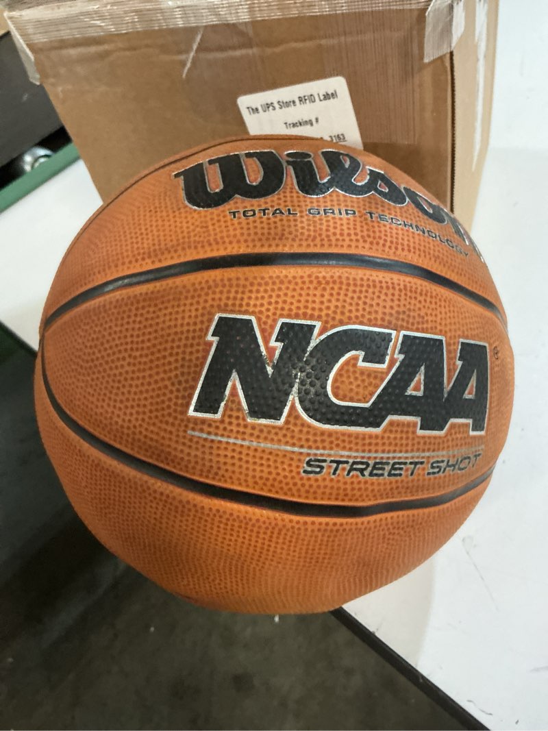 Condition photo showing As Is for wilson ncaa street shot basketball 7 
