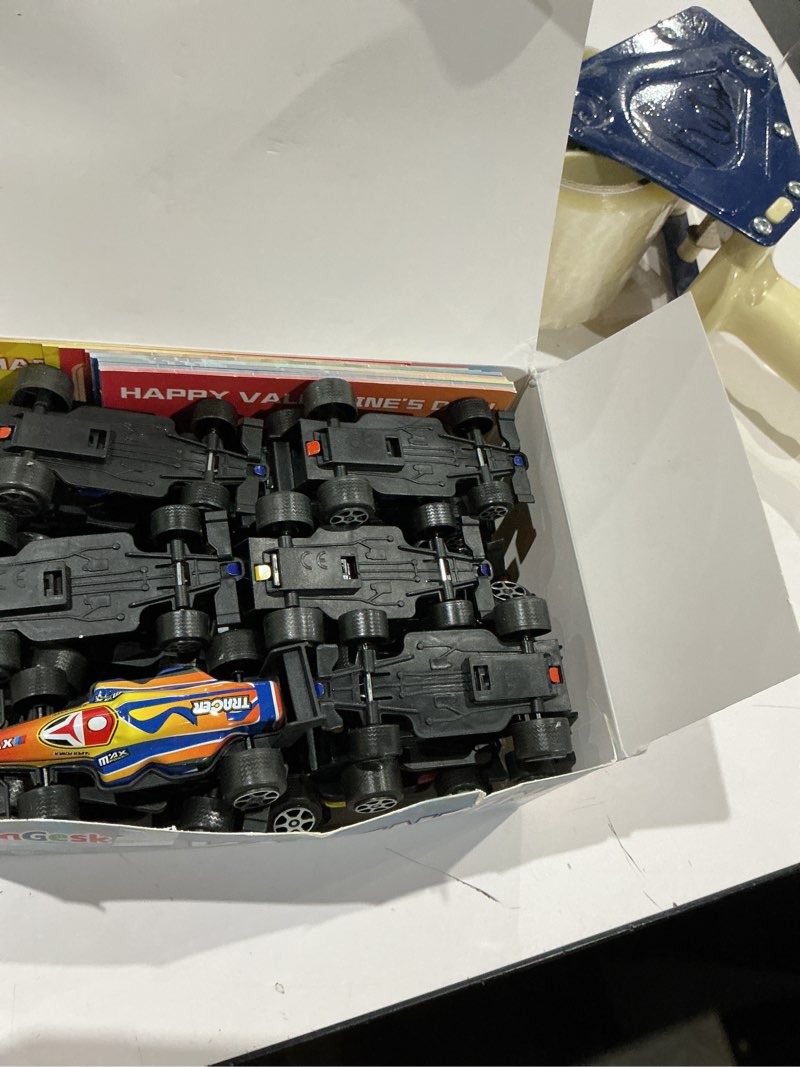 Condition photo showing Good Condition for baingesk valentines day cards for kids school, 24 pack metal racing cars toy for classroom exchange gifts, valentines cards for kids classroom, valentine's day party favor for boys & girls