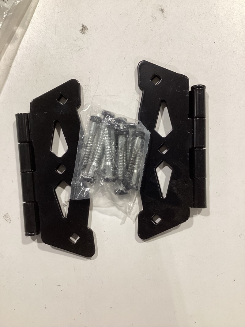 Condition photo showing Good Condition for national hardware 2-pack 4-13/16-in black gate hinge
