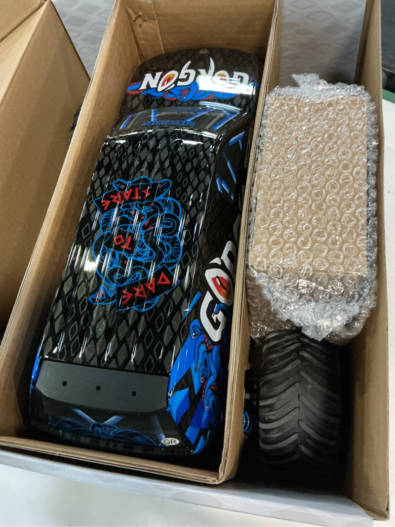 Condition photo showing Good Condition for arrma rc monster truck 1/10 gorgon 4x2 mega 550 brushed monster truck rtr (battery and charger not included), ara3230t1