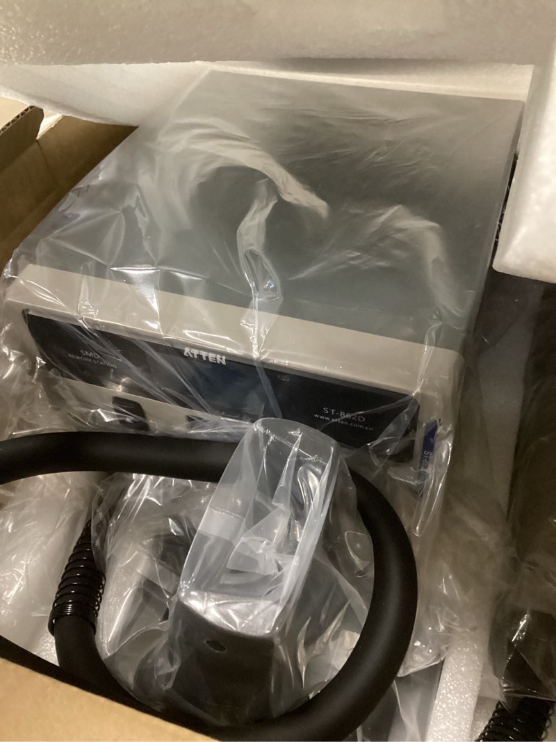 Condition photo showing New/Like New for atten st-862d lead-free hot air gun soldering station intelligent digital display 1000w st862d rework station for pcb chip soldering repair