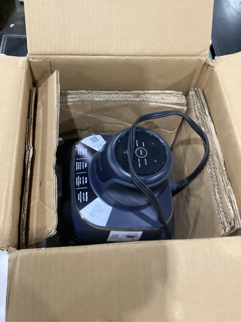 Condition photo showing Good Condition for NOT TESTED Ninja Crispi 4-in-1 Glass Air Fryer | 450°F | Non-Toxic | 4QT & 6-Cup Glass Containers w/Lids | Microwave, Freezer, Dishwasher Safe | Max Crisp, Air Fry, Bake, Recrisp | Cyberspace Gray, FN101GY Cyberspace Gray 4 QT