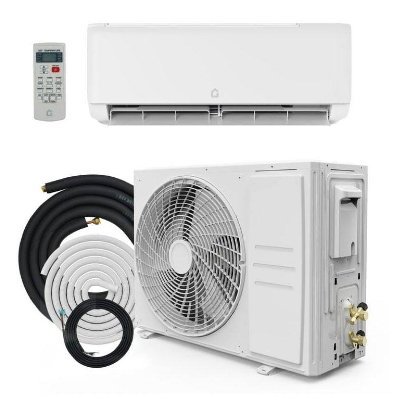 (incomplete) garvee 18,000 btu mini split air conditioner and heat pump system