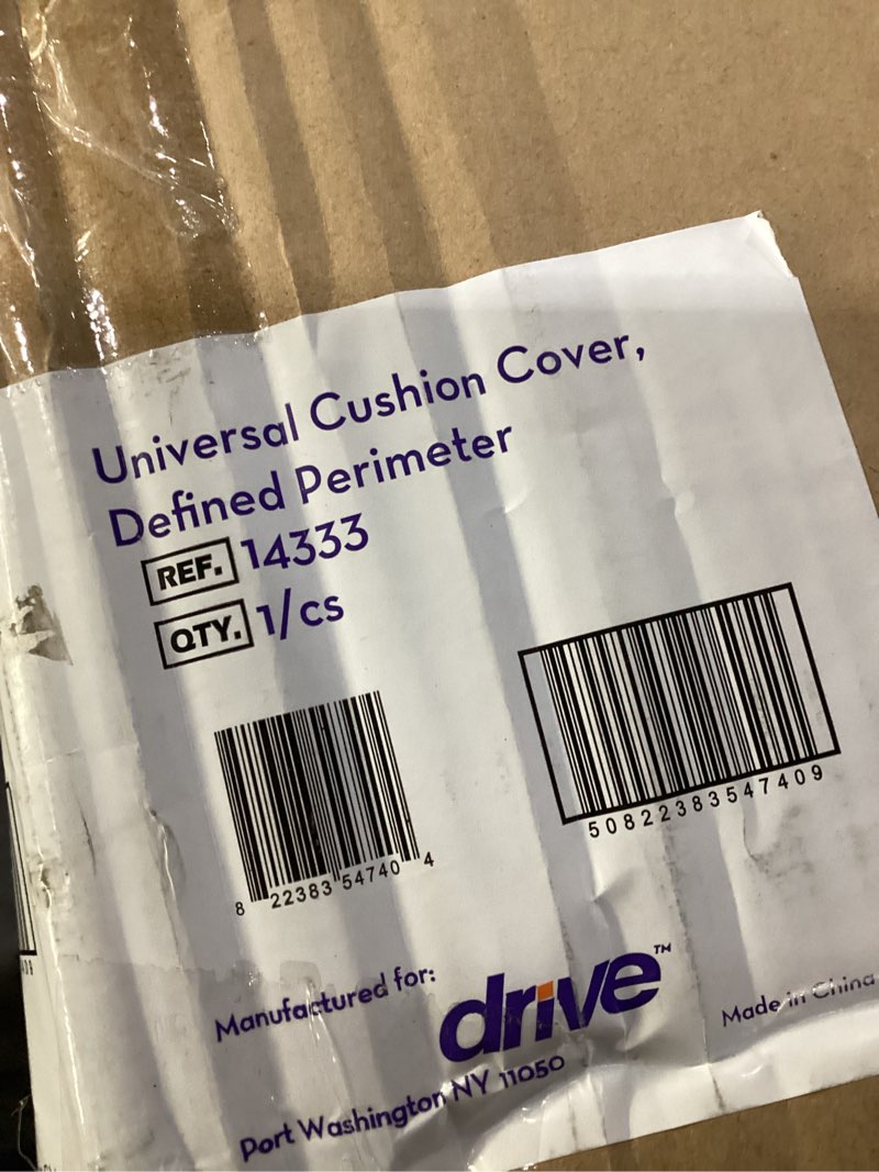 Condition photo showing As Is for Drive Medical 14333 Universal Mattress Cover for Fall Prevention, Blue Fits 34-43 inches