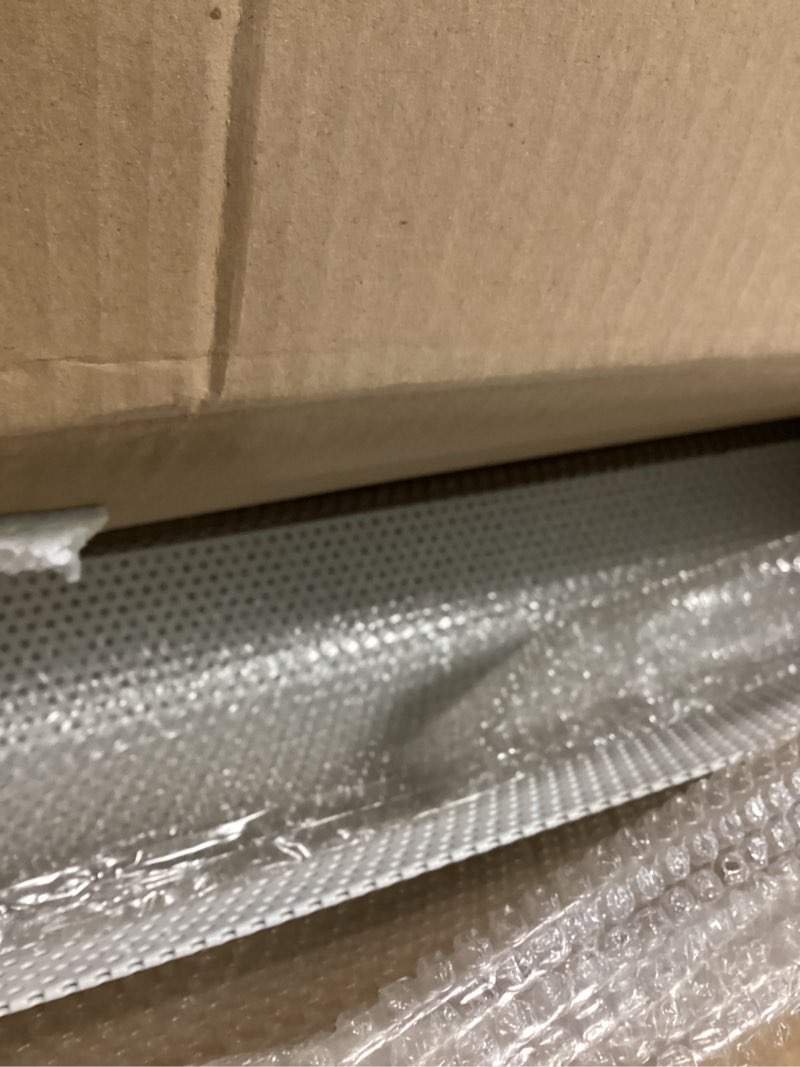 Condition photo showing Good Condition for Upgraded 5 FT Base board Heater Cover Compatible with Premium Series, Galvanized Steel Easy Slip-On Heater Cover with Left and Right for Replacing Old Endcaps