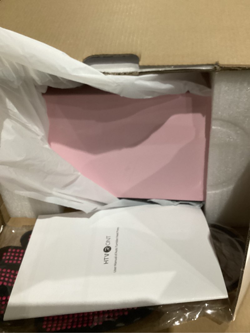Condition photo showing As Is for HTVRONT Auto Tumbler Heat Press Machine - Mug Heat Press Heat Up Fast & Even, Professional Tumbler Press High-Security for 2.95-3.18inch Sublimation Tumblers, Cups, Glasses and Mugs (Pink)