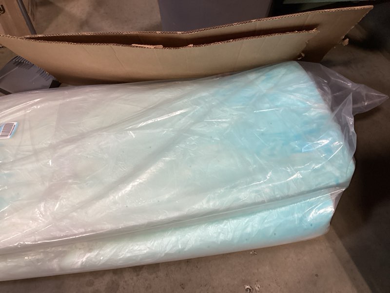 Condition photo showing Good Condition for similar to sweetcrispy mattress topper queen, 2 inch thick memory foam gel infused cooling toppers pad for queen size bed, sleeper sofa, rv, camper, certipur us certified, ventilated and breathable, blue