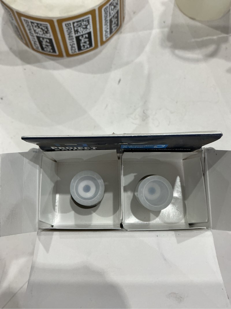 Condition photo showing As Is for project source twist-in refrigerator water filter l-3-2 fits lg lt700p 2-pack
