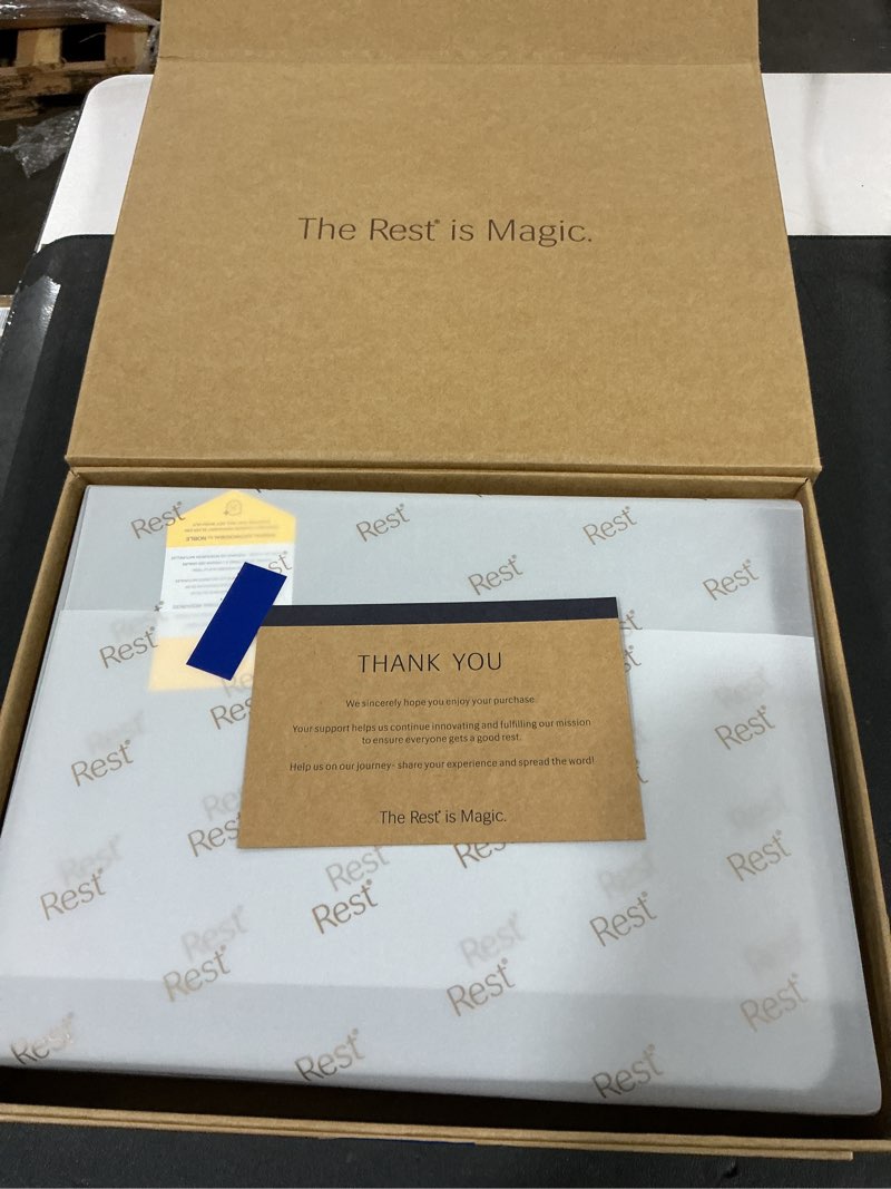 Condition photo showing New/Like New for REST® Evercool®+ Fitted Sheet, Queen Size, Light Gray, 15" Deep (up to 18’’), Breathable Bedding for Hot Sleeper and Night Sweats, Bed Sheet with Ionic+ Self-Cleaning Silver Yarn for Sensitive Skin Light Gray Queen (56"X76"X15")