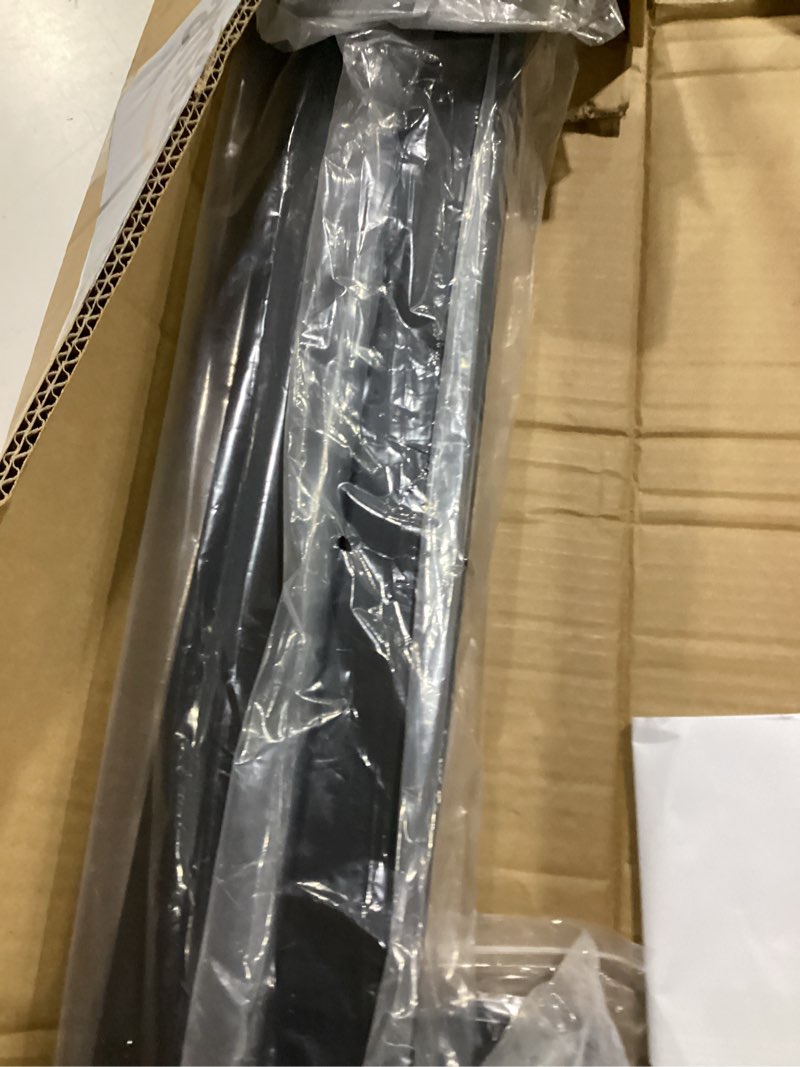 Condition photo showing As Is for Muzata 5-10FT Modular Black Cable Railing Kit 36 Inch 2 Stair Post Kit Complete Set Cable Railing System for Stairs Length Adjustable Easy DIY with Paper User Guide (No Handrail) RWS1 BA4S 36" 5-10ft Stair post kit