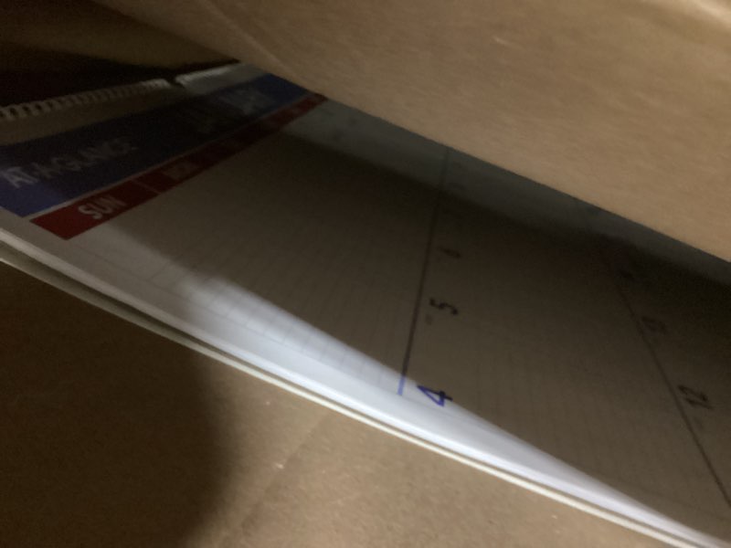 Condition photo showing As Is for AT-A-GLANCE 2026 Desk Calendar, Monthly, Desk Pad, 21-3/4" x 17", Large, Ruled Blocks (SK240026)