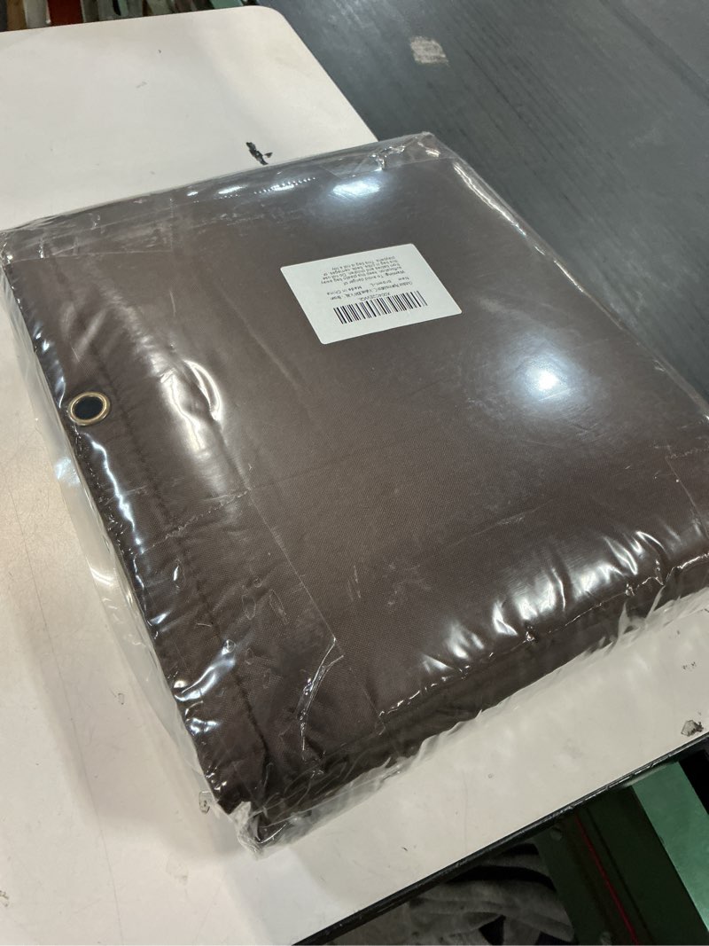 Condition photo showing New/Like New for Outdoor Pipe Insulation Cover, Waterproof Backflow Preventer Cover for Winter Freeze Protection, Heavy-Duty 5-Layer Fabric Insulated Wrap for Sprinklers and Valves 30W x 24H inches - Brown 30W"x 24H"-brown