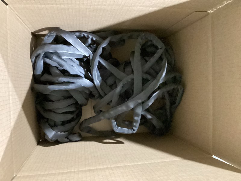 Condition photo showing As Is for zero-g 4001-100 garden hose, 5/8" x 100', gray zero-g 5/8" x 100'