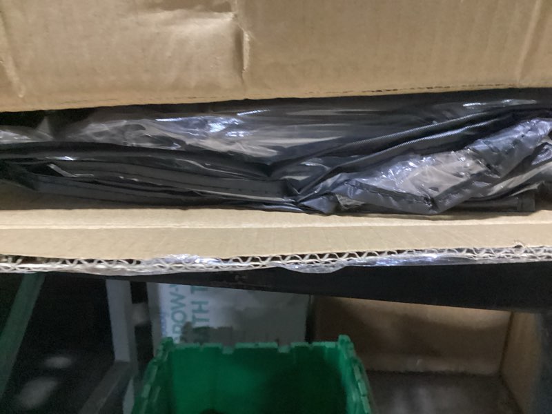 Condition photo showing As Is for speeplant mini indoor greenhouse with grow light, 2-tier plant stand with pvc tent, ventilation window, bottom pouch, 20w full spectrum grow light with timer, for seed starting, 27" l x 19" w x 35" h f-27lx19wx35h