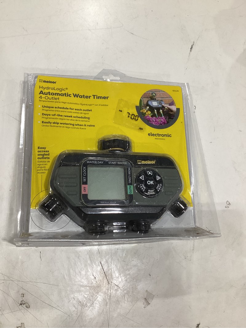 Condition photo showing Good Condition for melnor hydrologic programmable 4 zone digital water timer