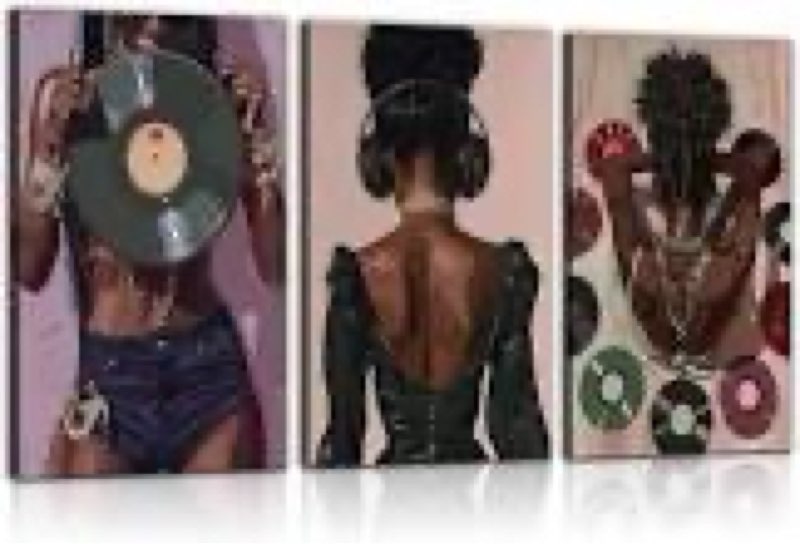 rdxltofo black woman canvas wall art african american woman wall decoration pictures fashion girl po