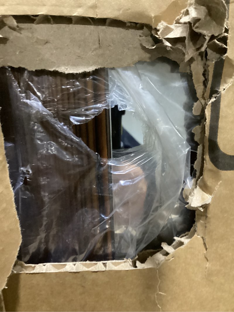 Condition photo showing Good Condition for MELOMOIR Rustic Farmhouse Full Length Mirror, 56"x21" Wooden Floor Mirror, Leaning or Hanging, Suitable for Bedroom, Living Room, Cloakroom Wood 56"L x 21"W