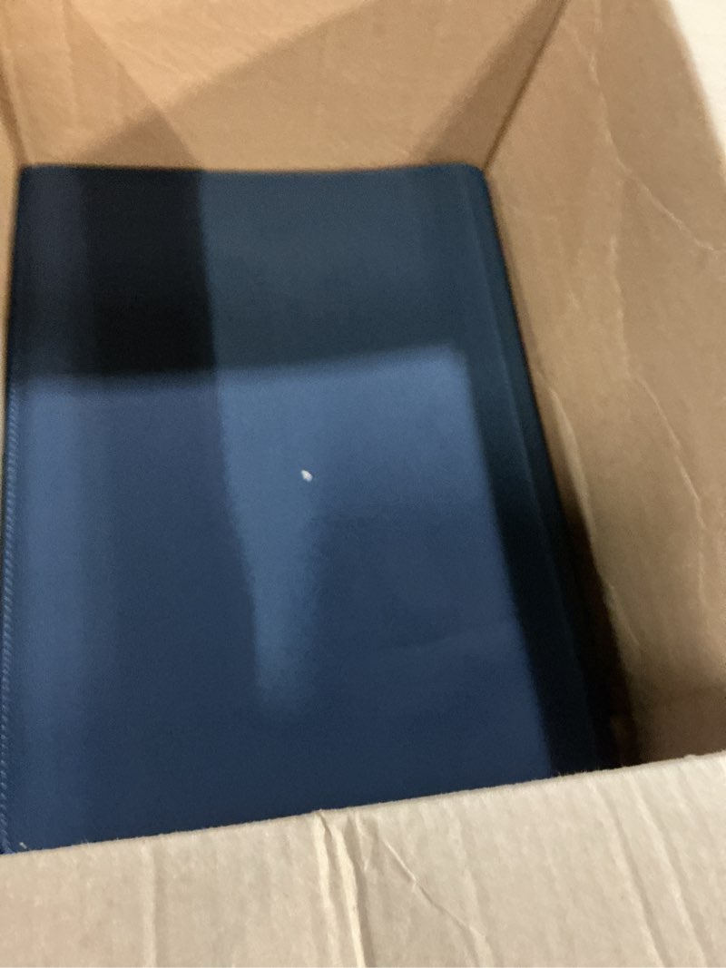 Condition photo showing As Is for x pro 1000+ card binder - comes with 200 card sleeves | compatible with tcg, sports, mtg & more - ringless trading card binder | 1000 pockets | tcg binder (midnight blue)