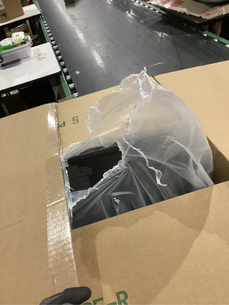 Condition photo showing As Is for EHEYCIGA Dog Stairs for Small Dogs 16.5" H, 3-Step Extra Wide Dog Steps for Couch Sofa and Chair, Pet Steps for Medium Cats, Non-Slip Balanced Pet Ramp Indoor, Grey Grey 3 Extra Wide 15.7" x 21" x 16.5"