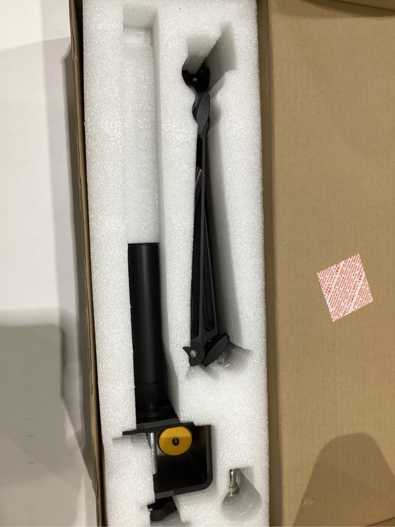 Condition photo showing New/Like New for ULANZI Camera Desk Mount Stand with Flexible Arm, Overhead Mount, Articulated Arm with 360° Rotatable Ball Head, Aluminum Desk Mounting Stand for Ring Light/DSLR Camera/Webcam/Panel Light ULS01