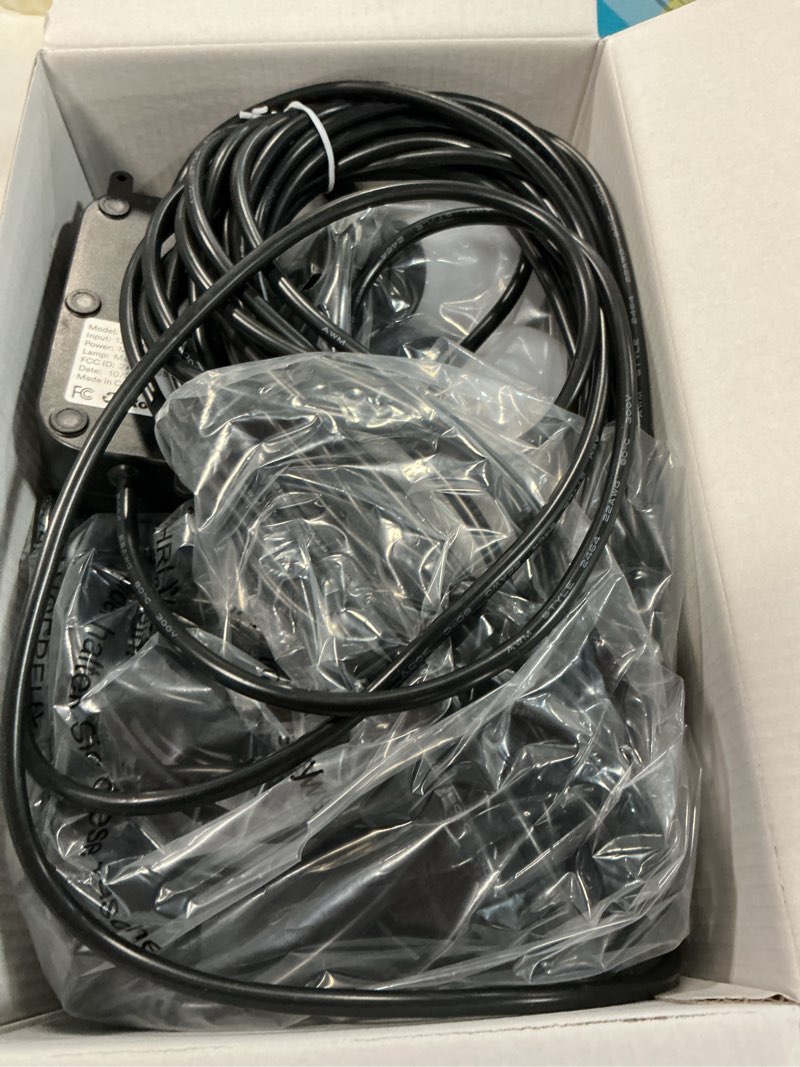 Condition photo showing Good Condition for Lumary 56FT Smart Outdoor String Lights with APP/Remote/Voice Control, RGBAI Color Changing Patio Lights with Warm White 15+1 LED Bulbs, Permanent Outdoor Lights IP65 Waterproof 56Ft with Remote