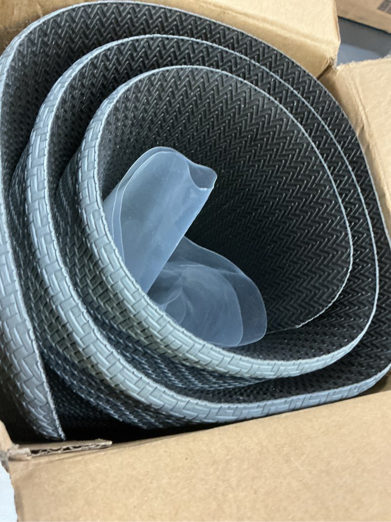 Condition photo showing Good Condition for ophanie kitchen mats for floor, 3/4 inch thick kitchen rugs, 20'' x 60'' anti fatigue standing cushioned mat, waterproof,comfort ergonomic mat for office, home, sink, grey non-slip bottom grey 60"l x 20"w x 0.8"th