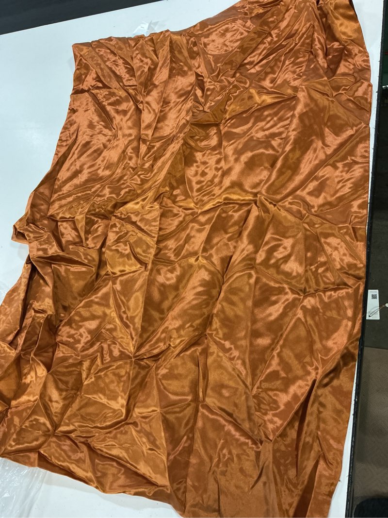 Condition photo showing Good Condition for 100% mulberry silk pillowcase, standard, terracotta