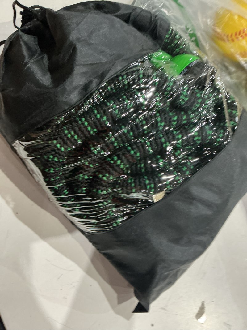 Condition photo showing As Is for flex-able hose xtreme kink free woven green hose
