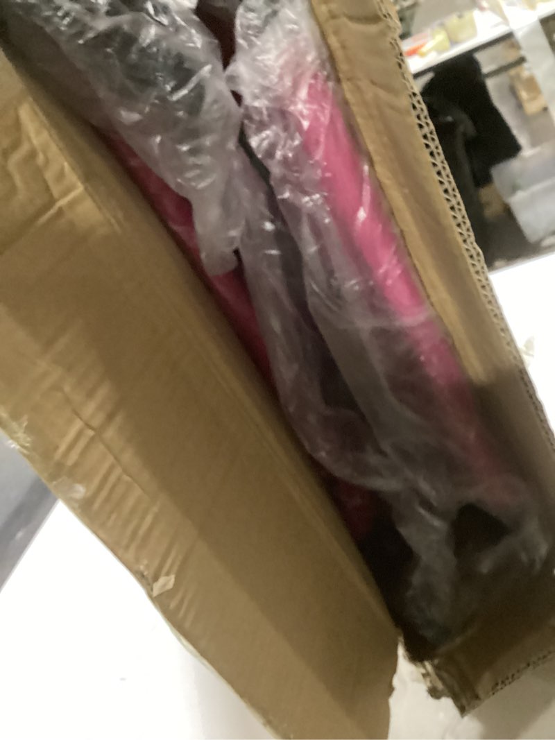 Condition photo showing As Is for Fodlable BBL Chair with Hole, Adjustable 5-Position Lawn Chair for BBL Chaise Lounge After Surgery Recovery Bed for Patio Garden Poolside Outdoor Yard Beach (Pink)