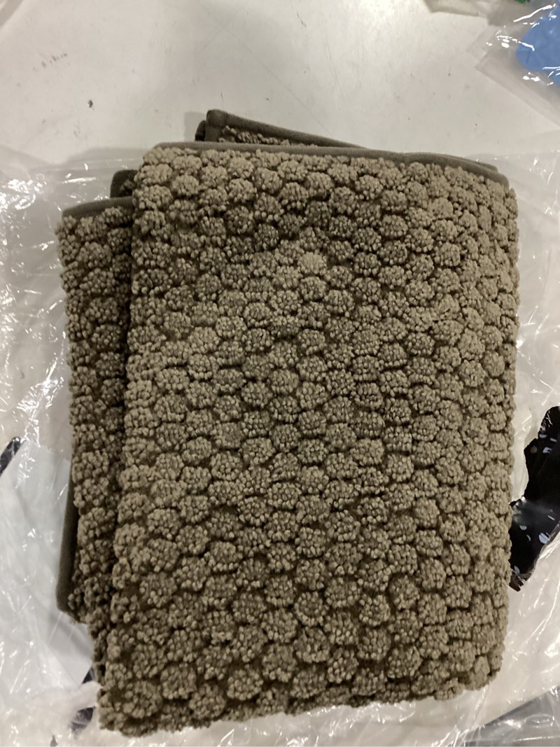 Condition photo showing Good Condition for jsei door mat for entrance, tpr non-slip backing, 24"x36", brown | washable low profile doormat for front door & back door, absorbent entryway rugs for wet shoes & dirty paws greyish brown 24'' x 36''