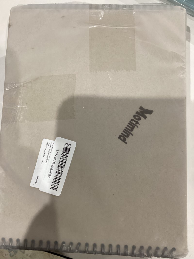 Condition photo showing Good Condition for 10 Pack 8.5" x 11" Top Spiral Notebook with 3 Hole Punched White Legal Pads College Ruled Notepad 50 Sheets Hard Cardboard Paper Wirebound Notepad for Office School Business White 10