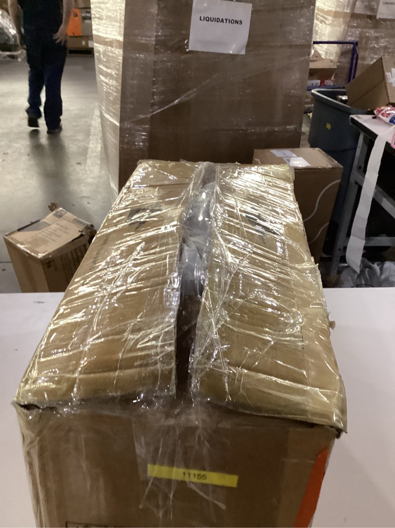 Condition photo showing As Is for RUUGME Washable Abstract 8X10 Rug: Living Room Area Rugs Non-Slip Backing Neutral Stain Resistant Carpet for Bedroom Farmhouse Large Soft Indoor mats for Dining Room Office Entry 8X10 Grey 8' x 10' (Rectangular) Grey