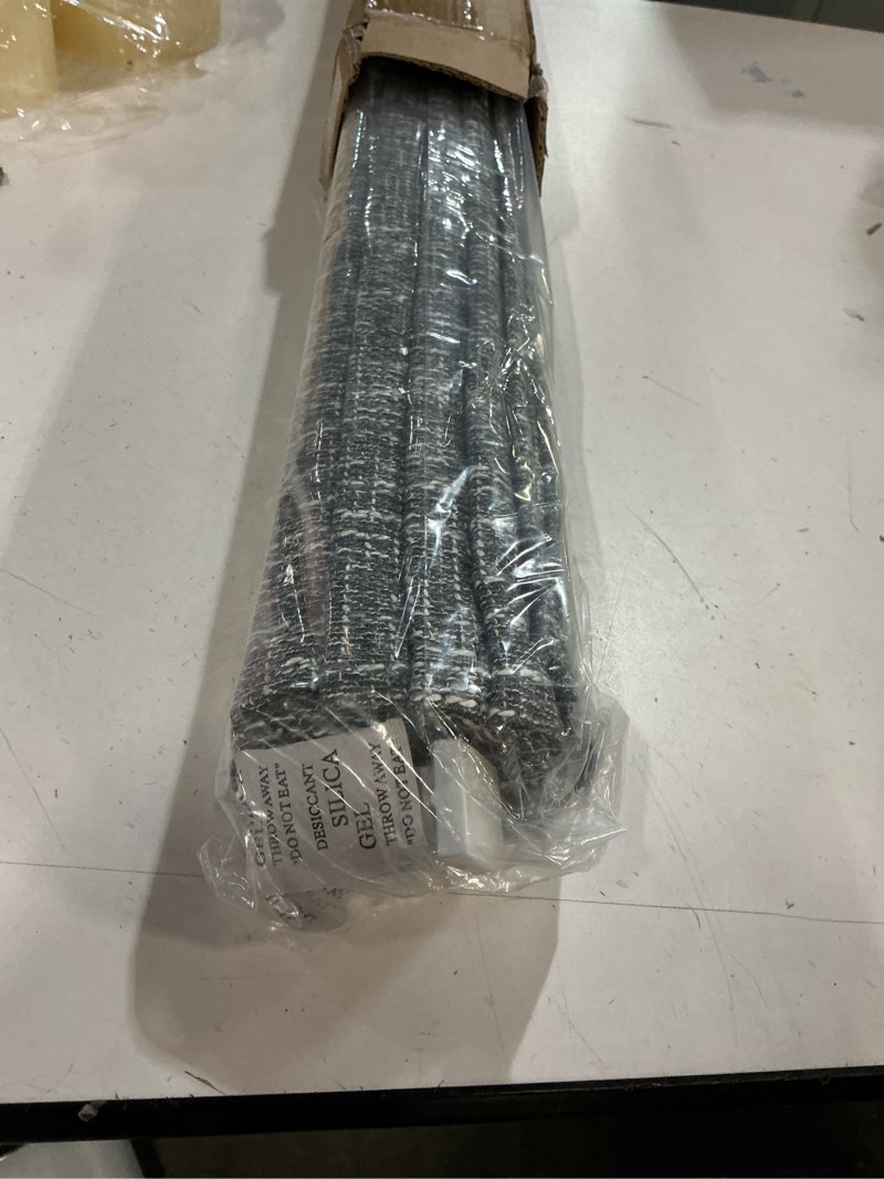 Condition photo showing New/Like New for no tools no drill cordless roman shades for indoor windows 100% blackout, for window size 20" w × 48" h charcoal charcoal 20" w × 48" h