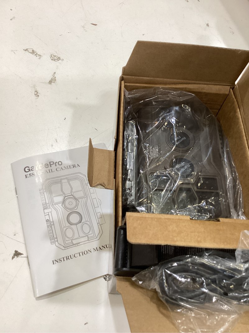 Condition photo showing Good Condition for gardepro e5s trail camera (non-cellular, non-wifi), 64mp photo & 1296p hd video, 0.1s trigger, 100ft no-glow night vision, motion activated wildlife camera e5s camo