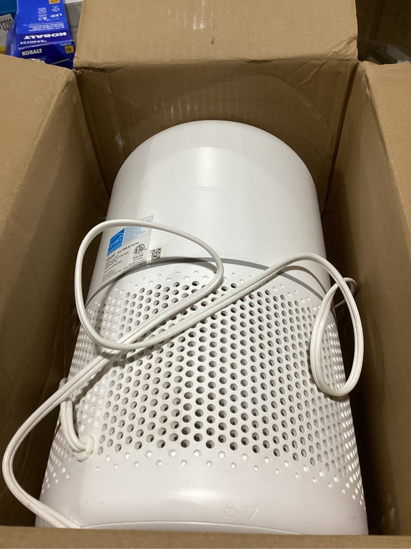 Condition photo showing As Is for LEVOIT Air Purifier for Home Allergens Pet Hair in Bedroom, Covers Up to 1073 ft² by 56W High Torque Motor, AHAM VERIFIDE, 3-in-1 Filter with HEPA Sleep Mode, Remove Dust Smoke Odor, Core300-P, White White Core 300-P 1Pack