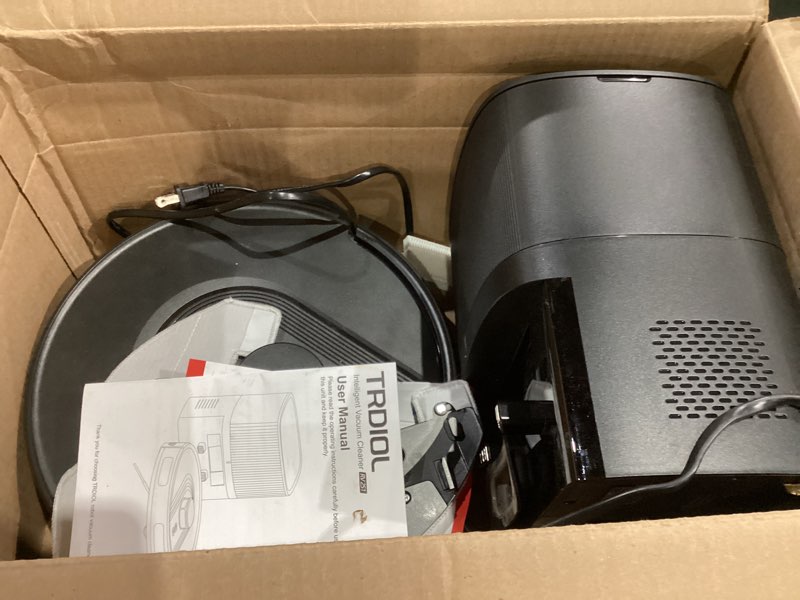 Condition photo showing Good Condition for similar. robot vacuum and mop combo with self-emptying, customizable map cleaning with lidar navigation, 6000pa suction, smart no-go zones, 70days hands-free robotic vacuum cleaner for floor, carpet, pet hair