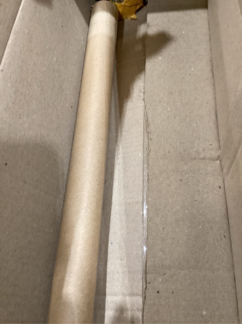 Condition photo showing As Is for clear window security film adhesive anti shatter safety window glass protection sticker heat control anti uv for home and office 2mil, 20inch x 10feet