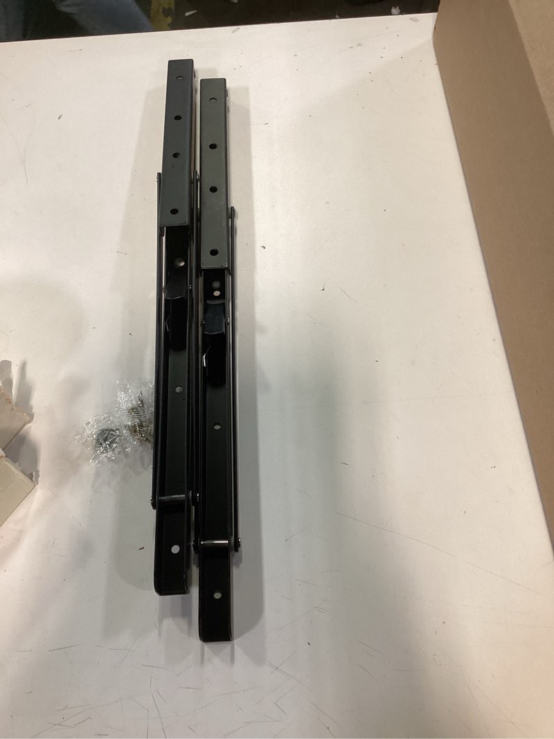 Condition photo showing Good Condition for Folding Shelf Brackets, 20 Inch 4 Pcs Folding Shelf Hinge Heavy Duty Shelf Brackets,Collapsible Brackets for Foldable Shelf,Wall Mounted Table Brackets Space-Saving