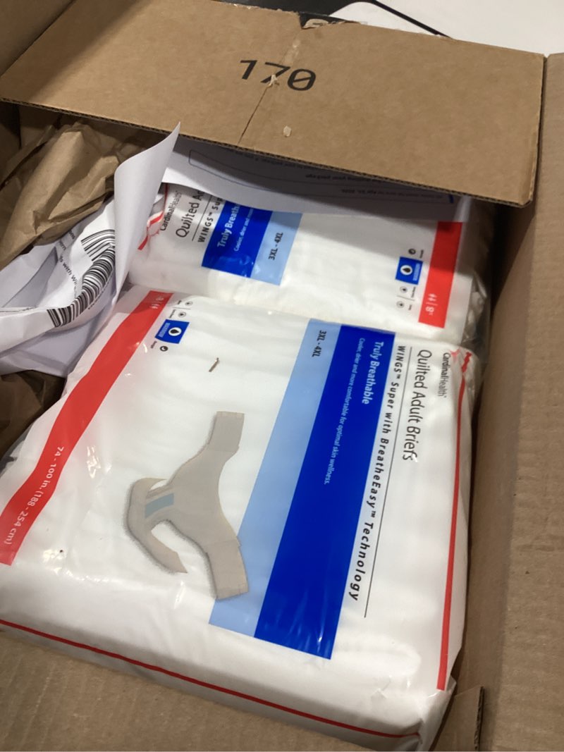 Condition photo showing New/Like New for always maxi overnight pads with wings, size 5, extra heavy overnight, unscented, 72 count size 5 72.0