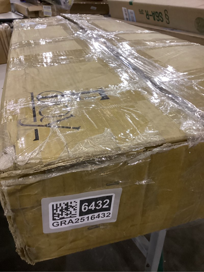 Condition photo showing As Is for Fday Bar Stools Set of 2, 27" Counter Height BarStools with Back and Footrest, Upholstered PU Leathe